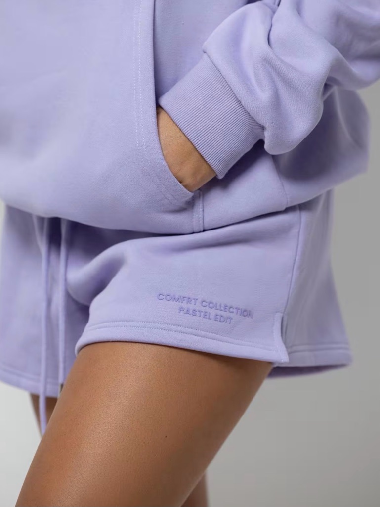 Pastel Lilac Comfrt Collection Shorts Nwot